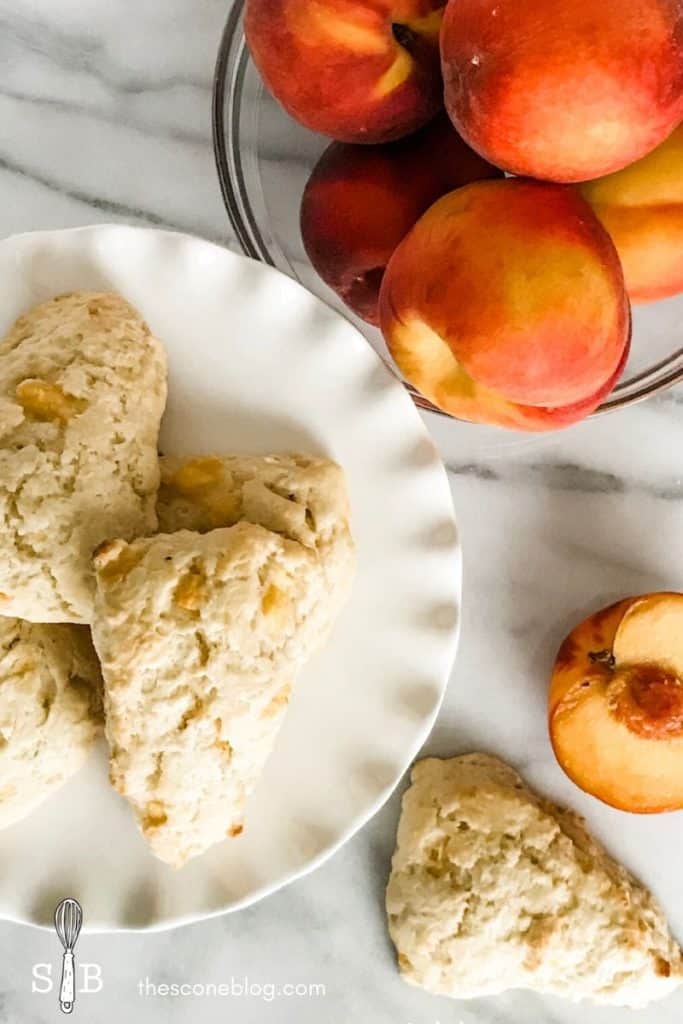 Fresh Peach Scone Easy Delicious Recipe The Scone Blog