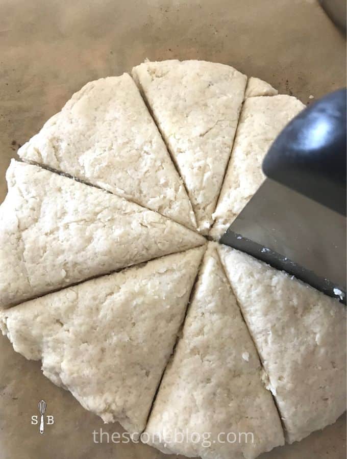 Cutting Wedges to Scones