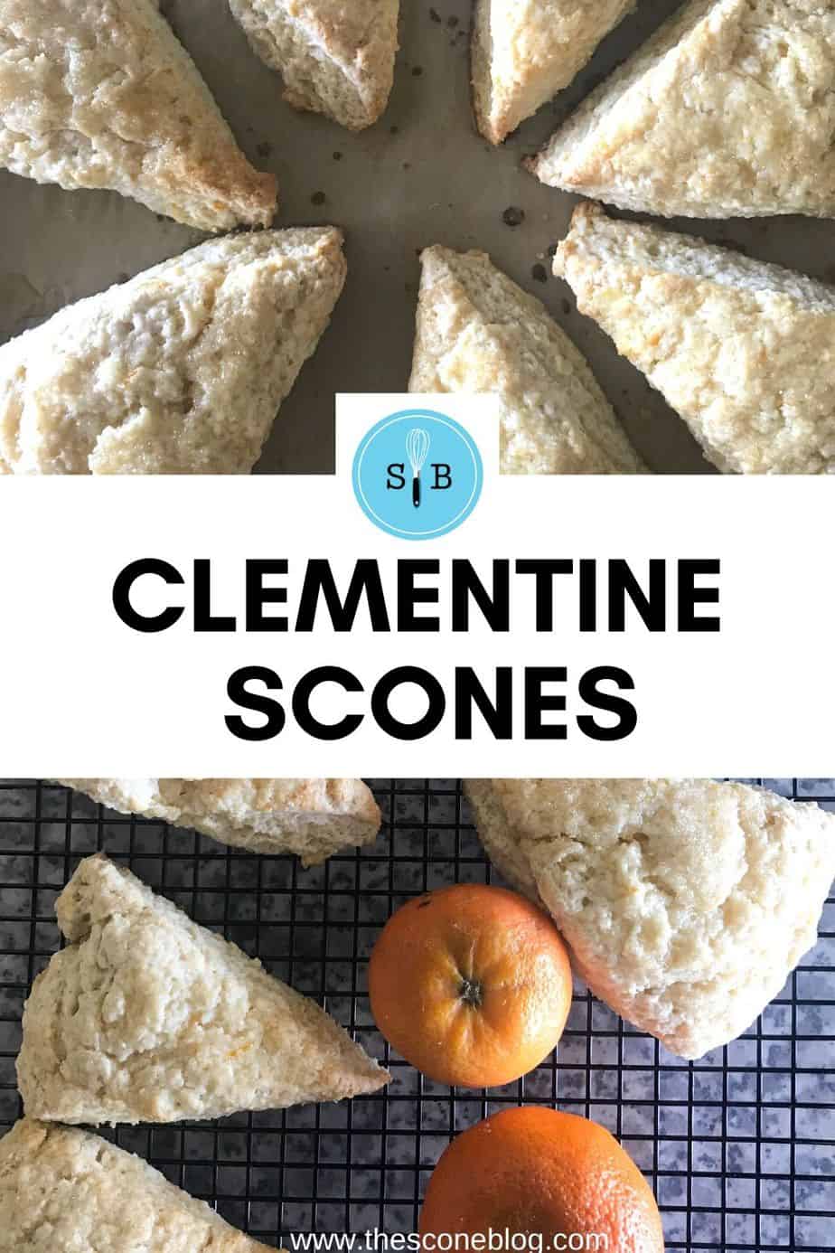 Clementine Scones with Clementine Glaze