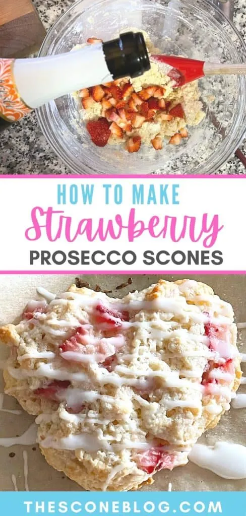 How to make strawberry prosecco scones from scratch