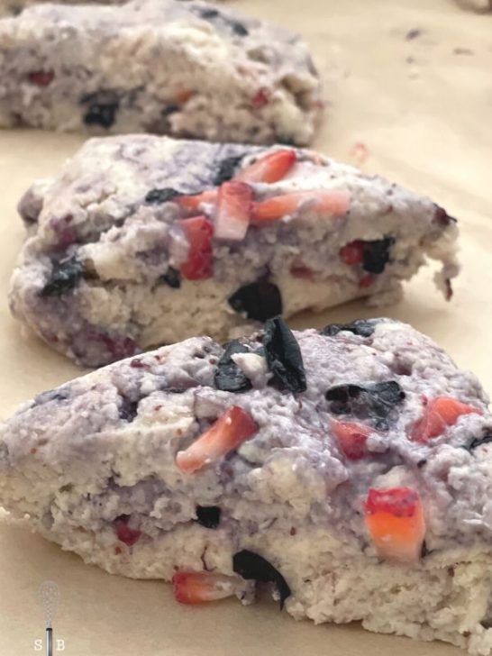 Raspberry White Chocolate Chip Scones the scone blog