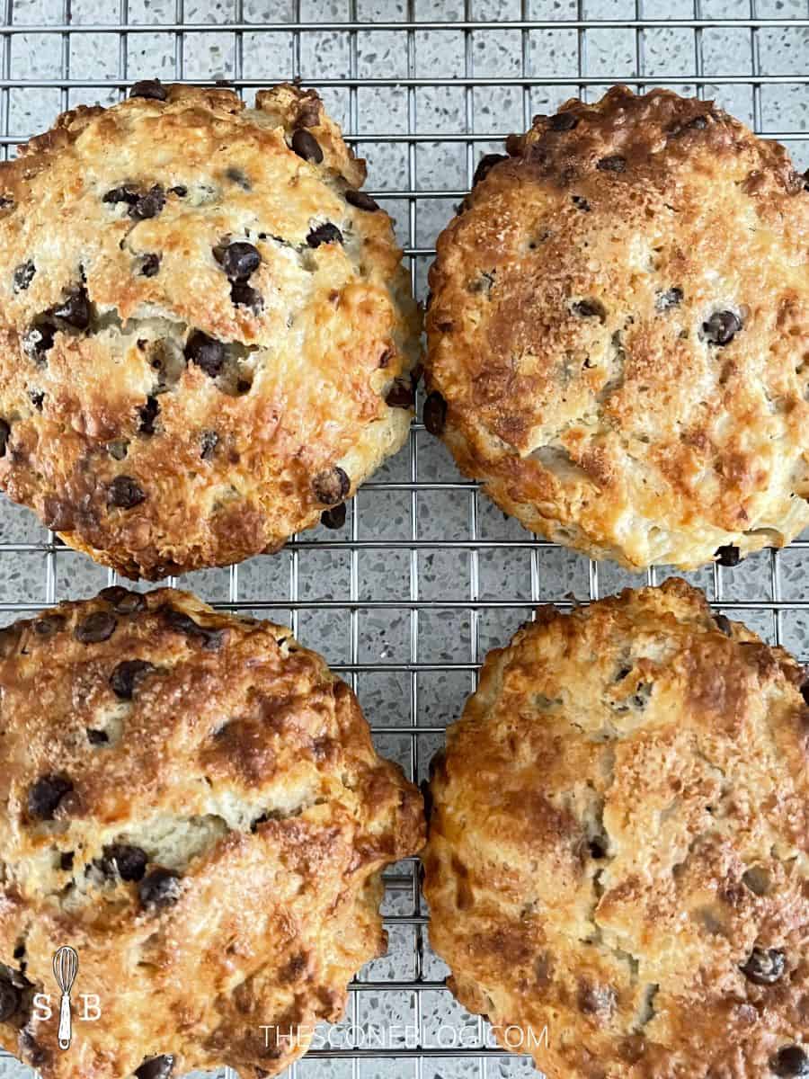 How to make Air Fryer Scones {Banana Chocolate Chip} the scone blog