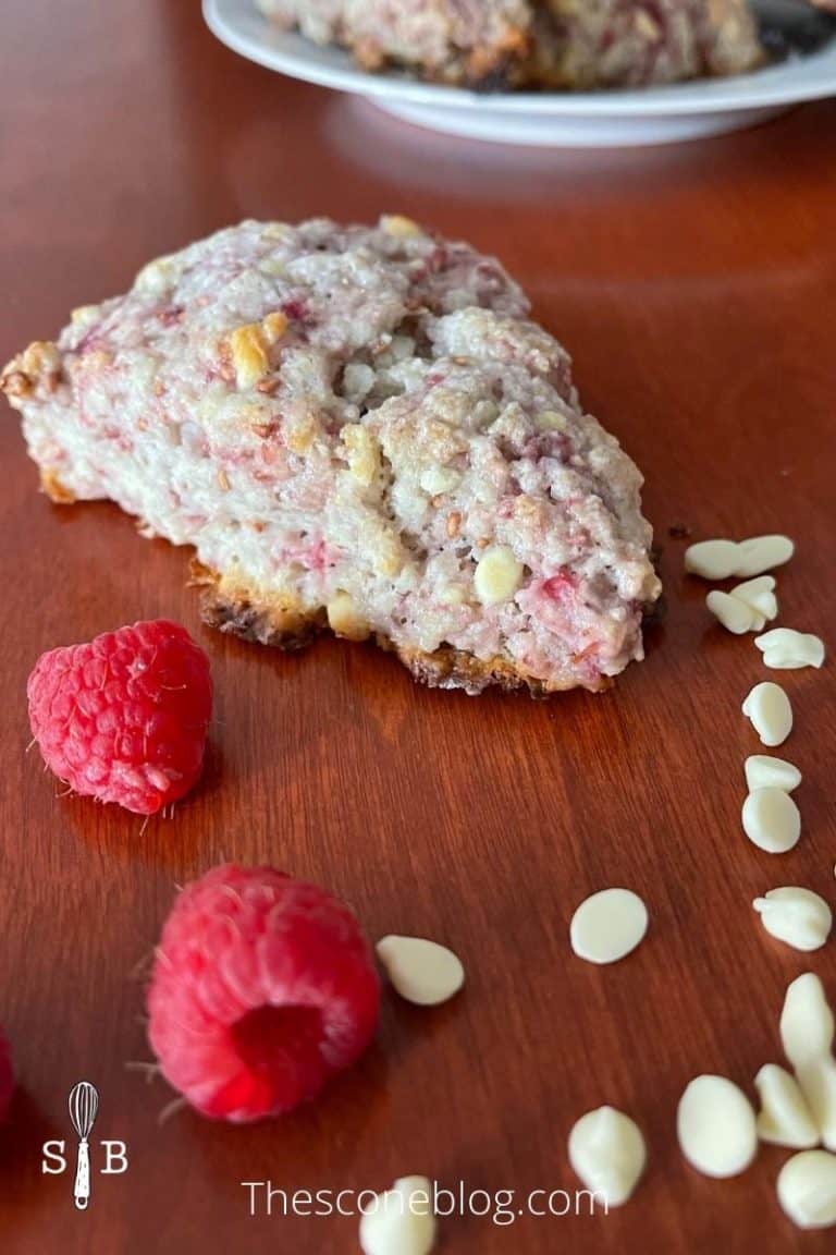 homemade raspberry scones