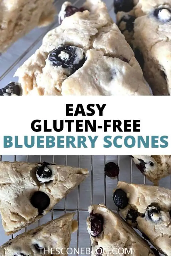 Easy Gluten-Free Blueberry Scones