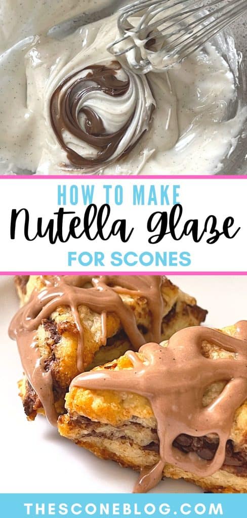How to Make Nutella Scone Glaze
