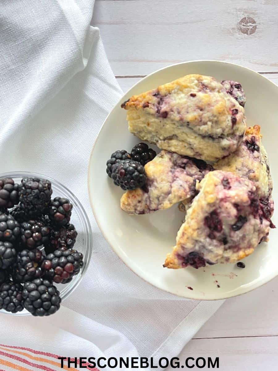 Super Fluffy Homemade Blackberry Scone Recipe - The Scone Blog