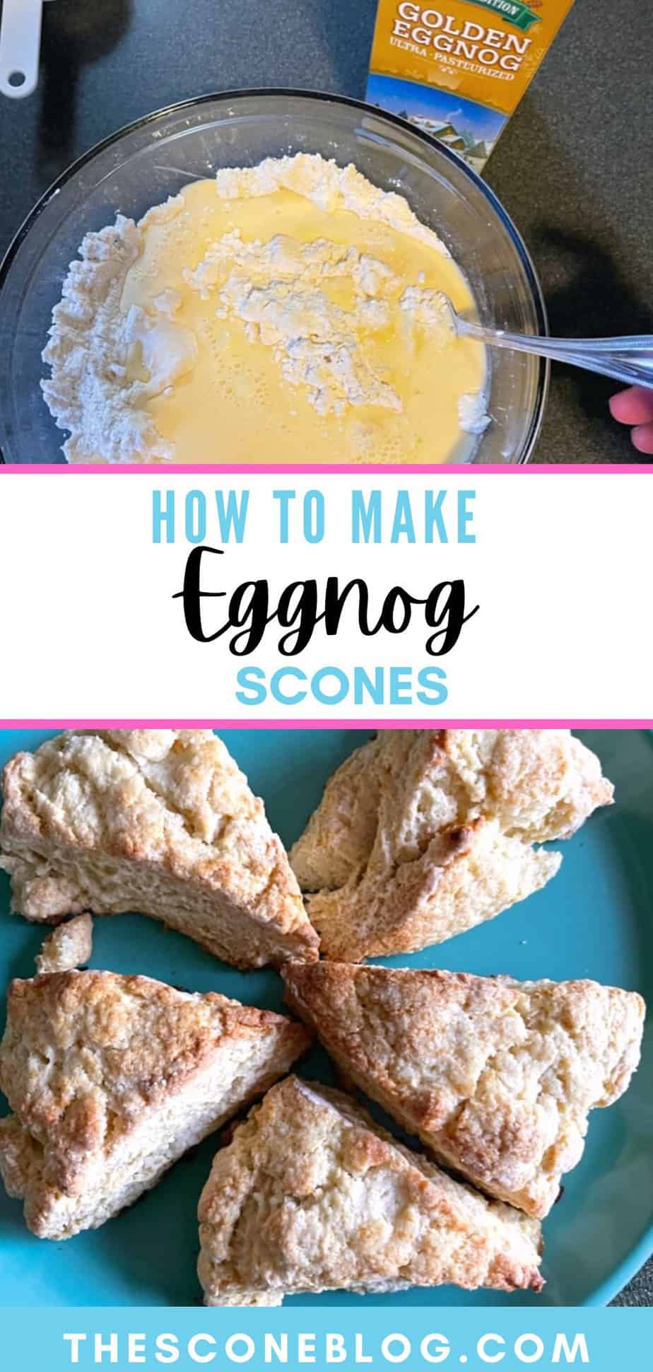 How to Make Eggnog Scones {Simple Recipe!} the scone blog