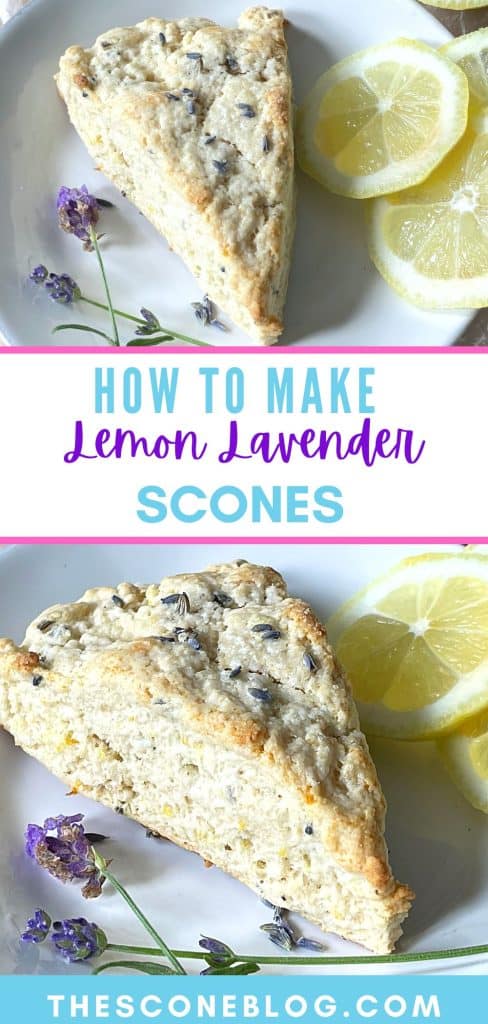 How to make lemon lavender scones