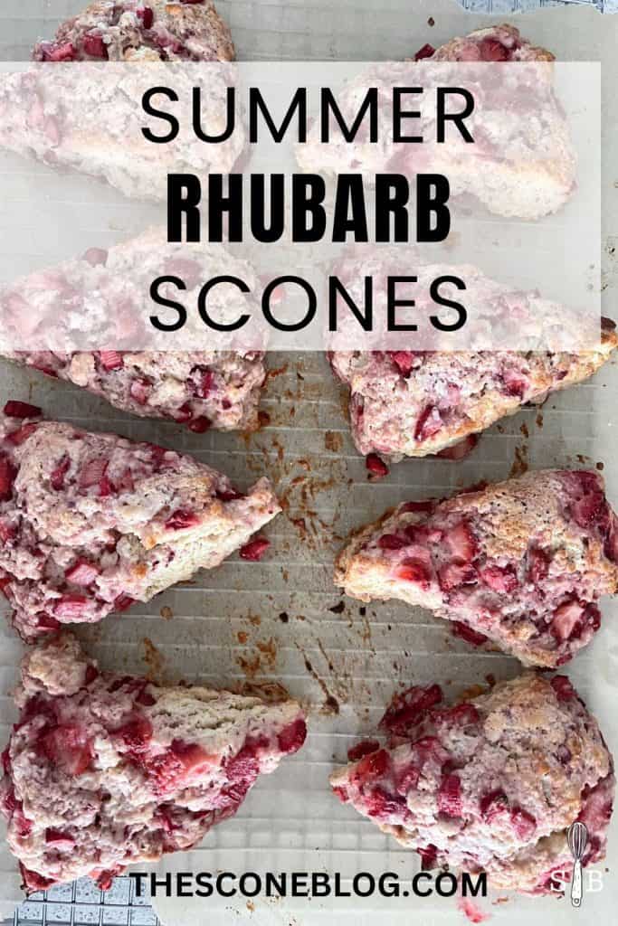 Summer Rhubarb Scones