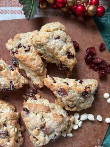 Peppermint White Chocolate Scone Recipe - The Scone Blog