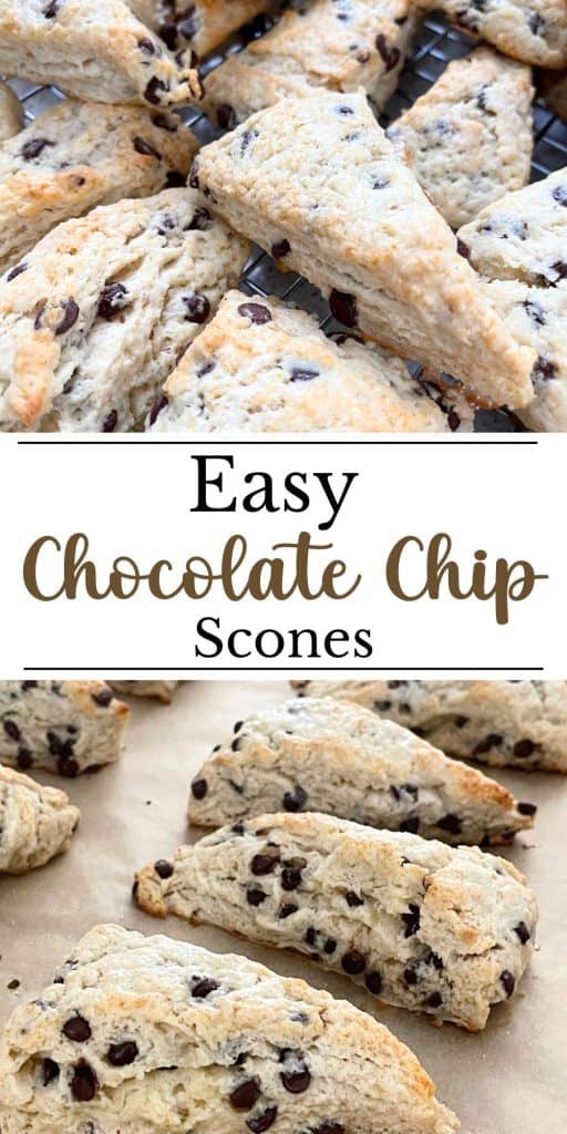 Easy Chocolate Chip Scones