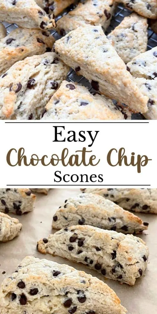 Easy Chocolate Chip Scones