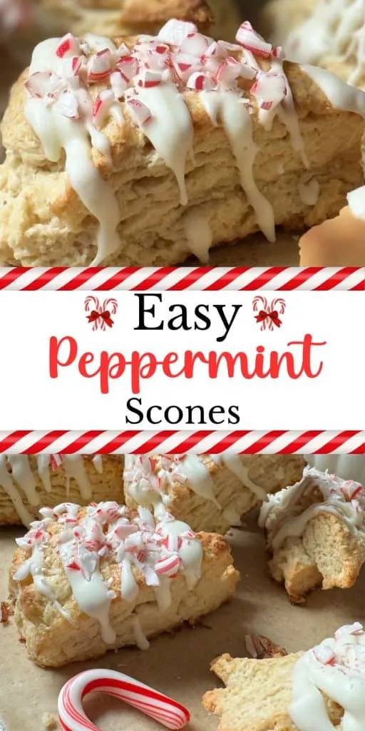 Easy Peppermint Scones