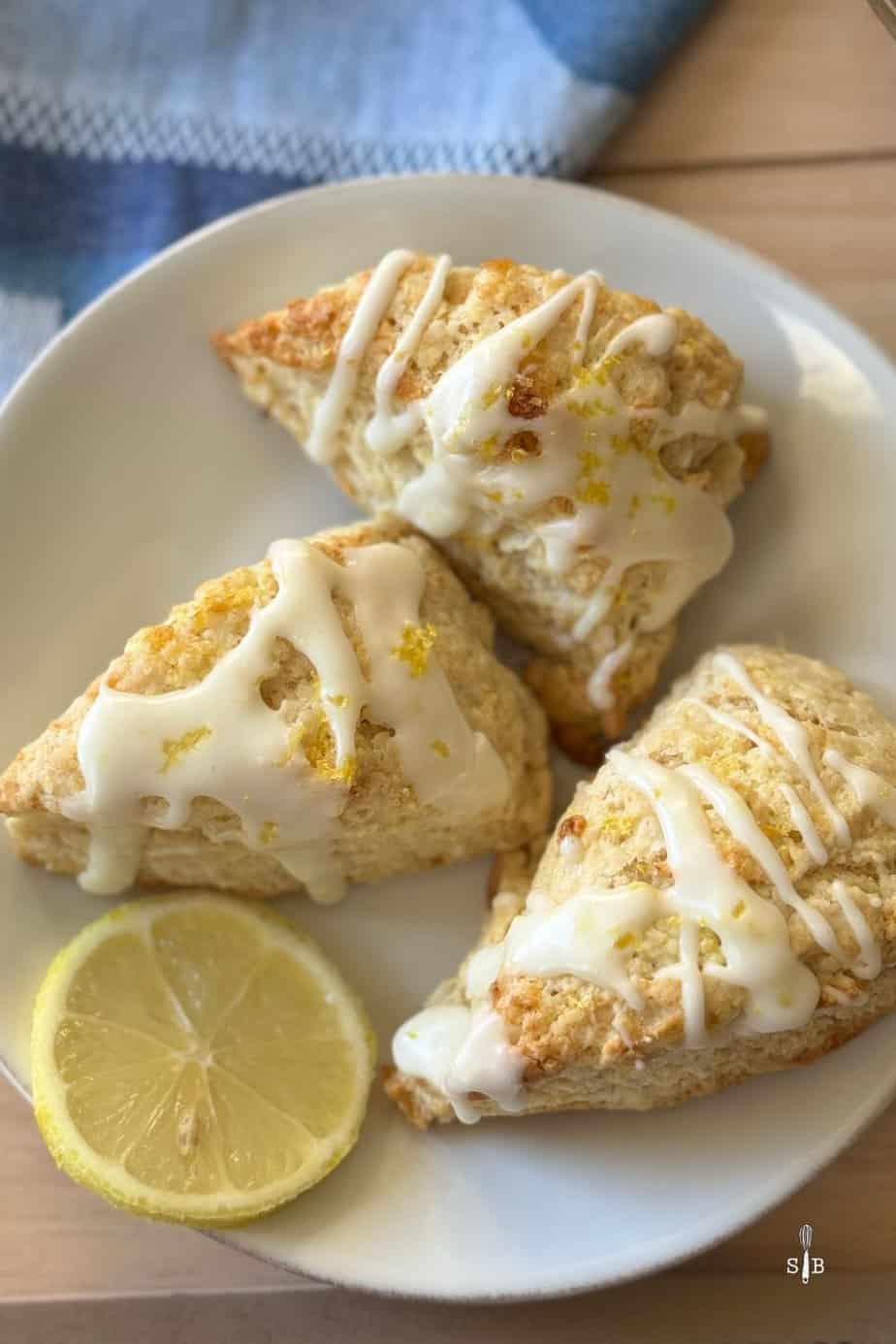 Easy Lemon Scones Recipe {With Lemon Glaze!} - the scone blog