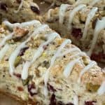 pistachio cranberry scones recipe