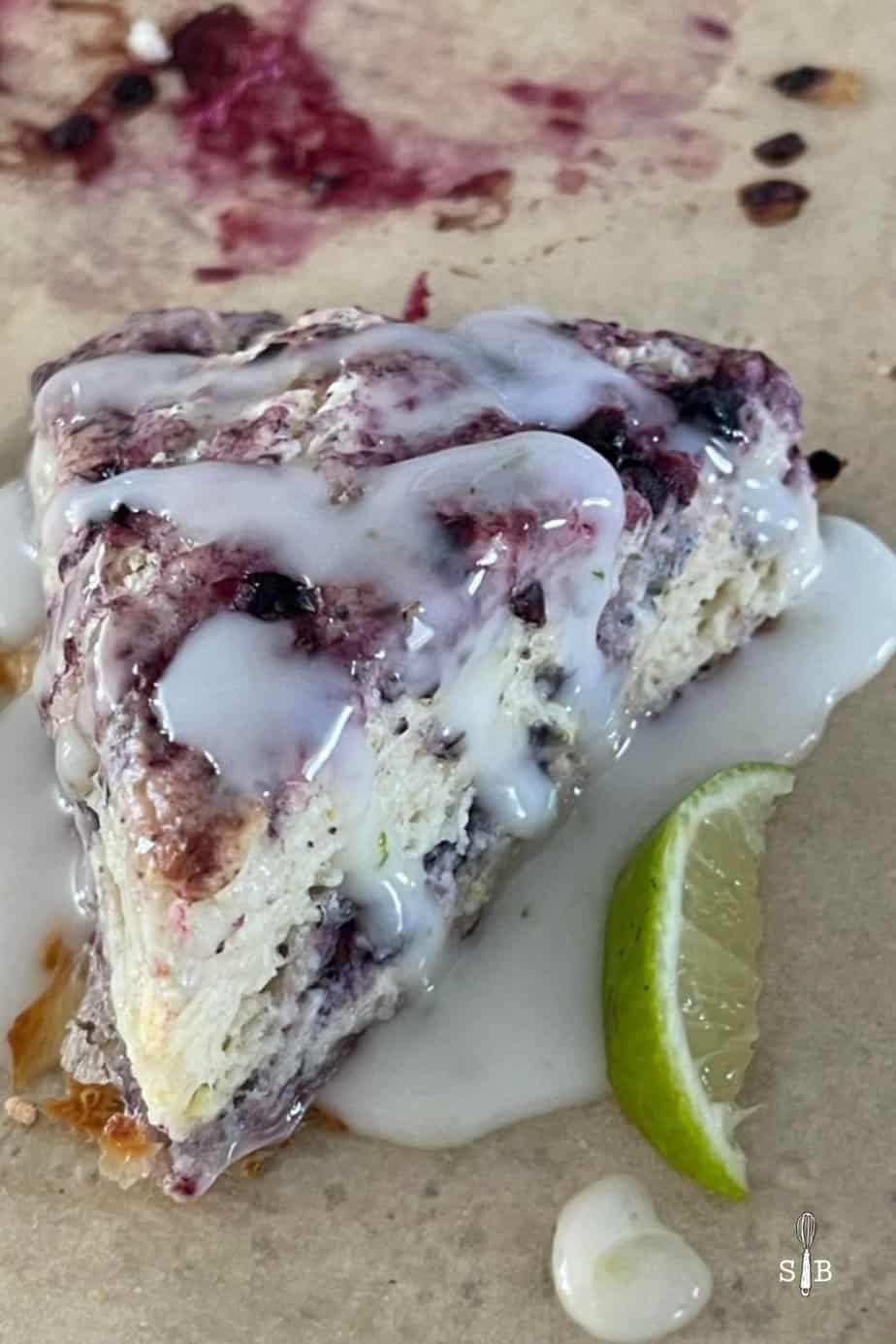 blackberry lime scones recipe