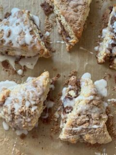 Coffee Cake Scones