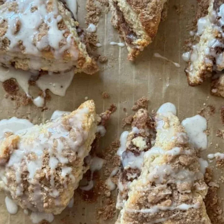 Coffee Cake Scones