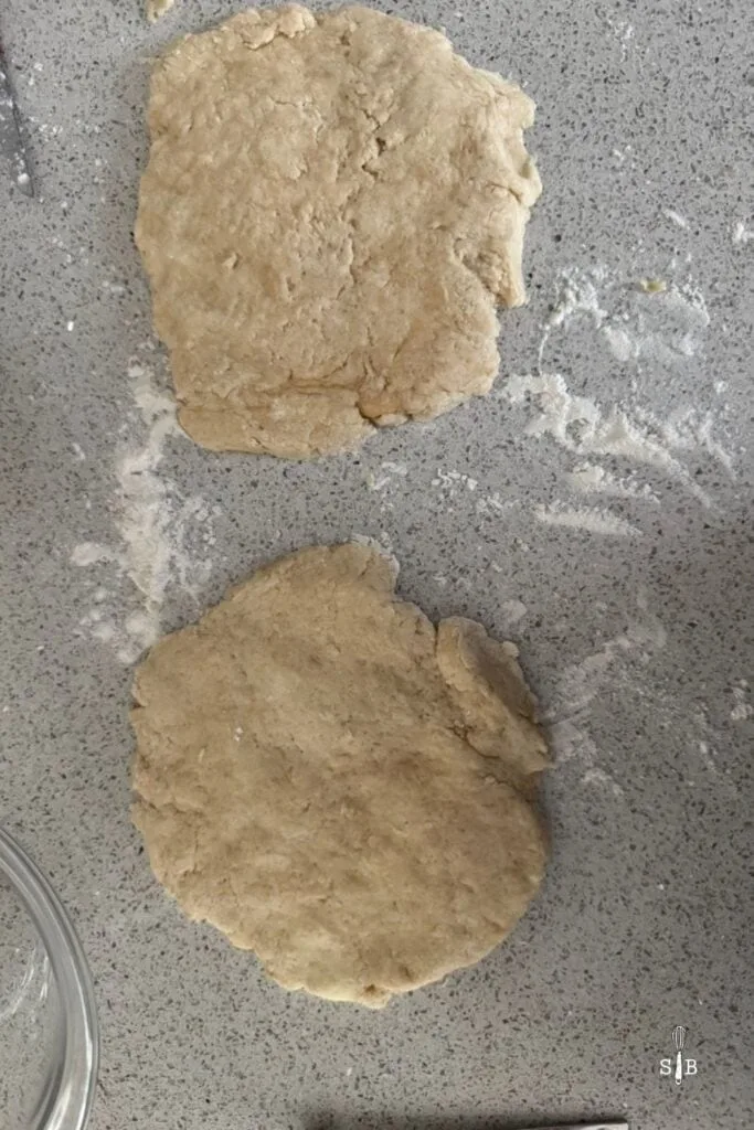 scone dough discs