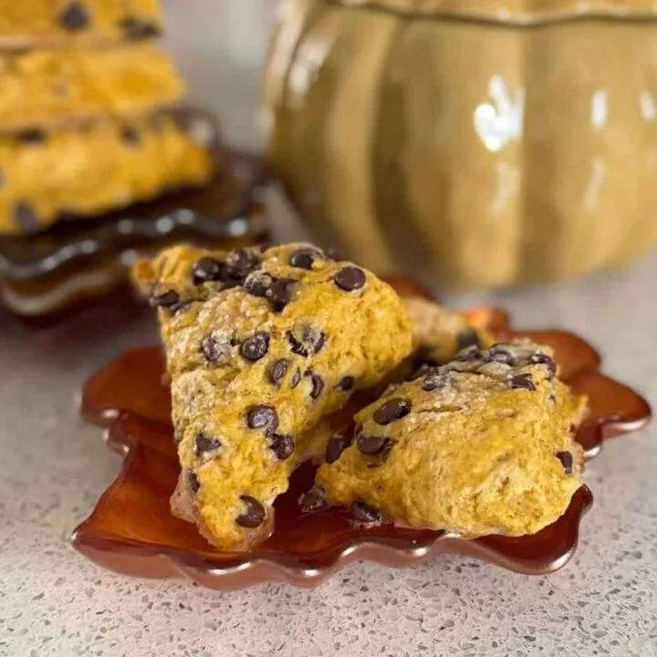 Pumpkin Chocolate Chip Scones